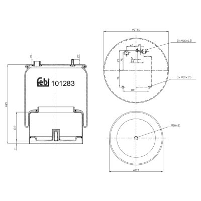 Febi Bilstein Air Spring 101283