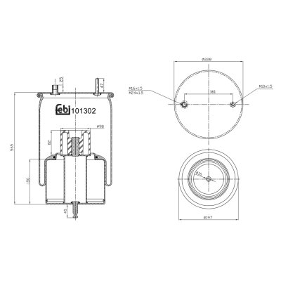 Febi Bilstein Air Spring 101302