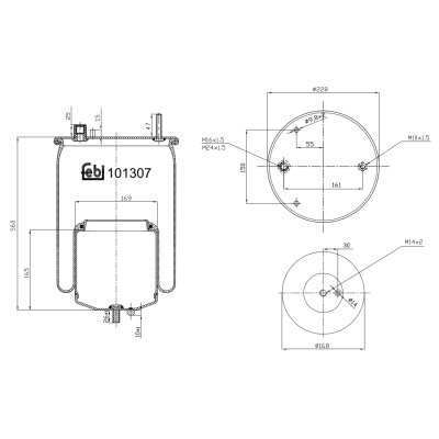 Febi Bilstein Air Spring 101307