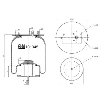 Febi Bilstein Air Spring 101345