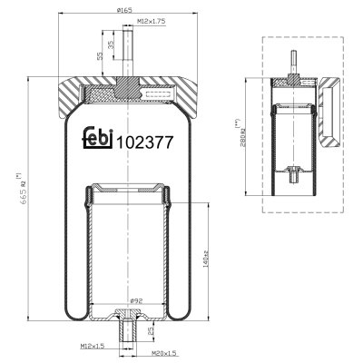 Febi Bilstein Air Spring 102377
