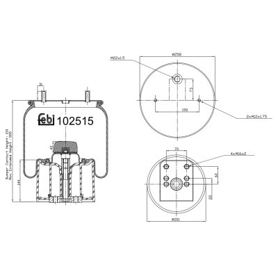 Febi Bilstein Air Spring 102515
