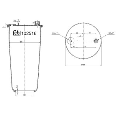 Febi Bilstein Air Spring 102516