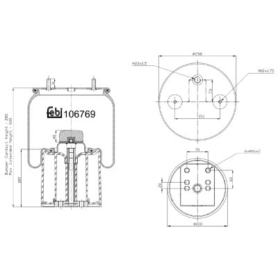 Febi Bilstein Air Spring 106769