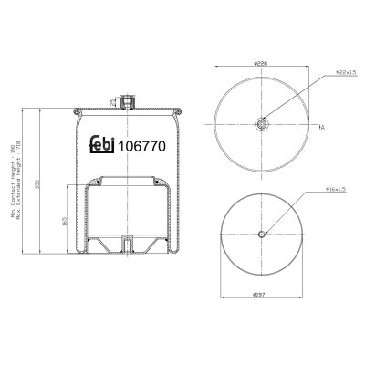 Febi Bilstein Air Spring 106770