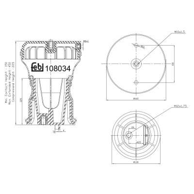 Febi Bilstein Air Spring 108034