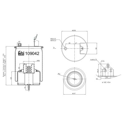Febi Bilstein Air Spring 109042