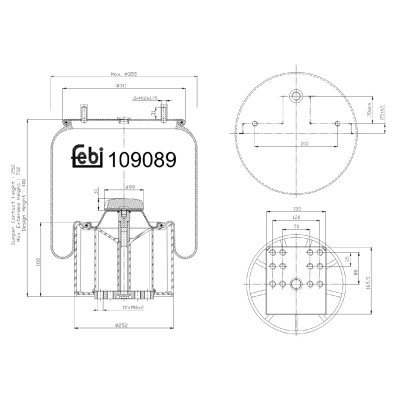 Febi Bilstein Air Spring 109089