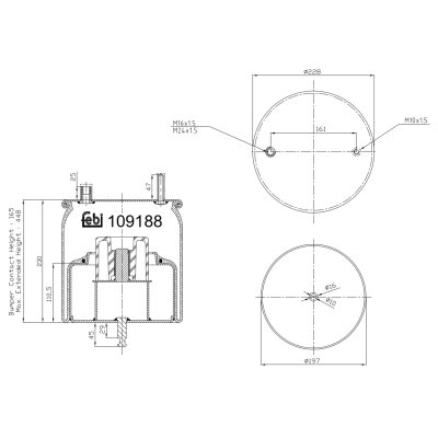 Febi Bilstein Air Spring 109188