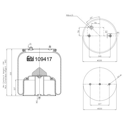 Febi Bilstein Air Spring 109417