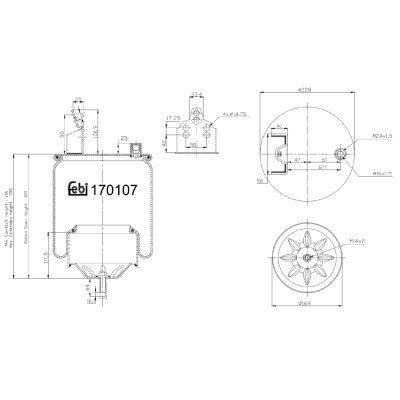 Febi Bilstein Air Spring 170107