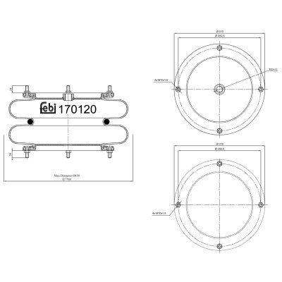 Febi Bilstein Air Spring 170120