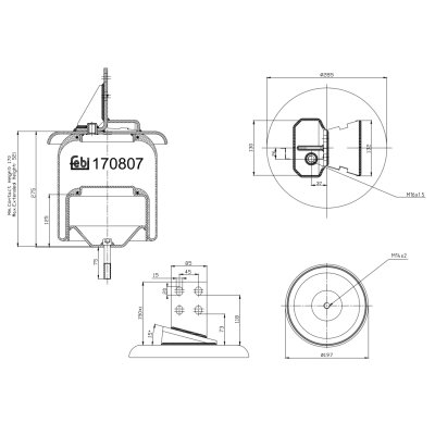 Febi Bilstein Air Spring 170807