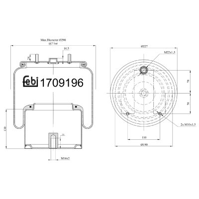 Febi Bilstein Air Spring 170919