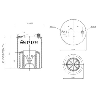 Febi Bilstein Air Spring 171376