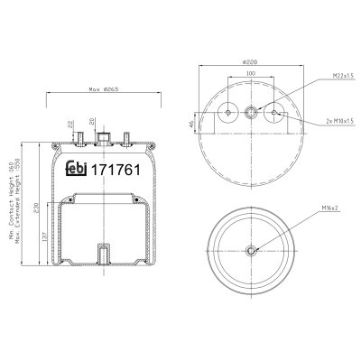 Febi Bilstein Air Spring 171761