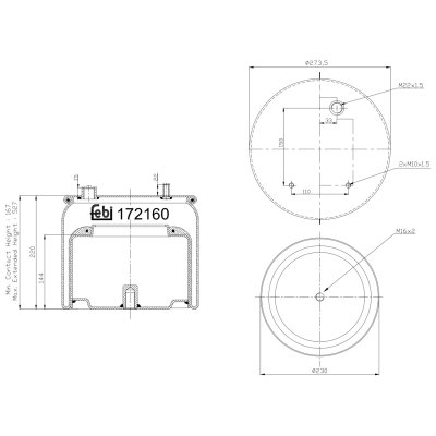 Febi Bilstein Air Spring 172160