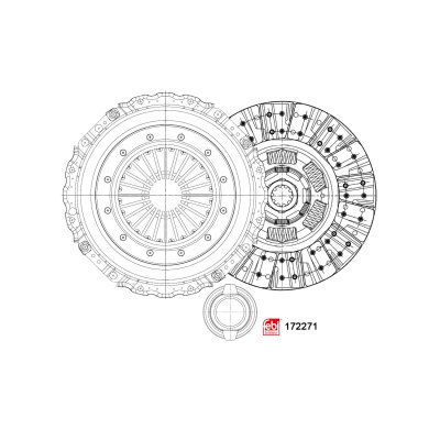 Febi Bilstein Clutch Kit 172271