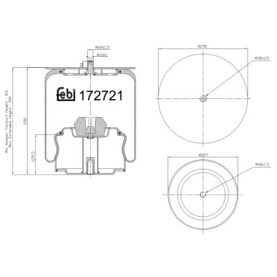 Febi Bilstein Air Spring 172721