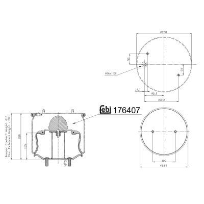 Febi Bilstein Air Spring 176407
