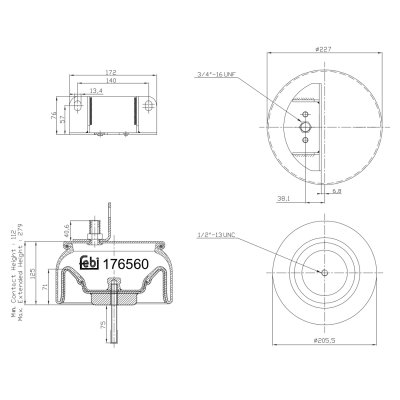 Febi Bilstein Air Spring 176560
