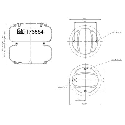 Febi Bilstein Air Spring 176581