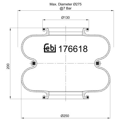 Febi Bilstein Air Spring 176618