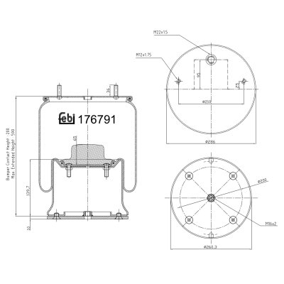 Febi Bilstein Air Spring 176791