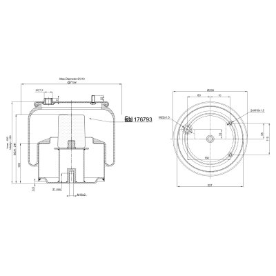 Febi Bilstein Air Spring 176793