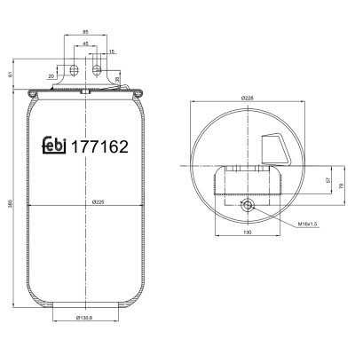 Febi Bilstein Air Spring 177162