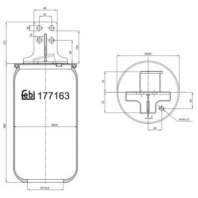 Febi Bilstein Air Spring 177163
