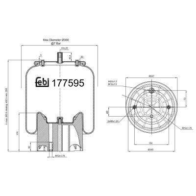 Febi Bilstein Air Spring 177595