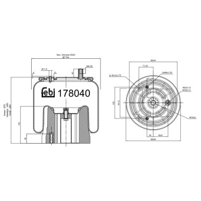 Febi Bilstein Air Spring 178040