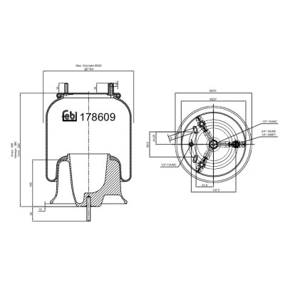 Febi Bilstein Air Spring 178609