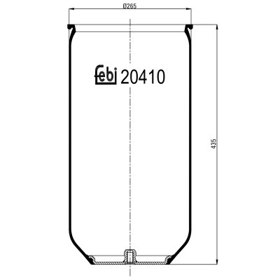 Febi Bilstein Air Spring 20410