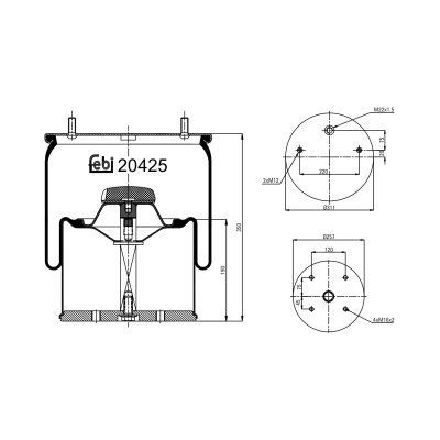 Febi Bilstein Air Spring 20425