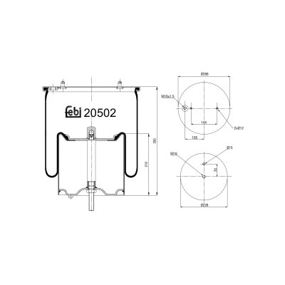 Febi Bilstein Air Spring 20502
