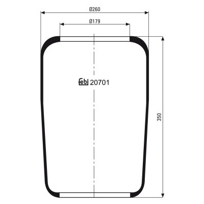 Febi Bilstein Air Spring 20701