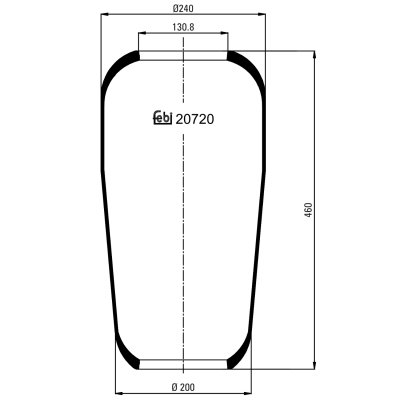 Febi Bilstein Air Spring 20720