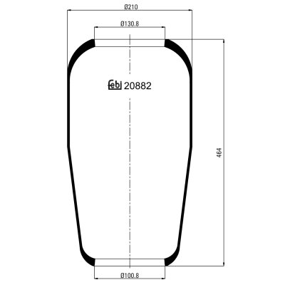 Febi Bilstein Air Spring 20882