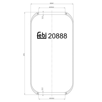 Febi Bilstein Air Spring 20888