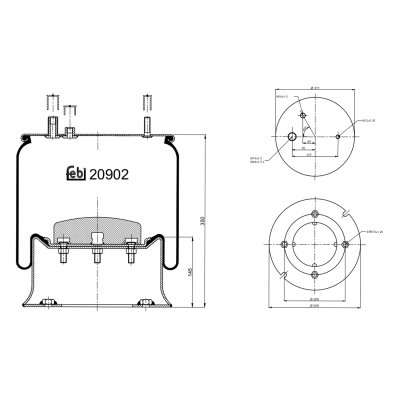 Febi Bilstein Air Spring 20902