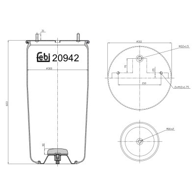 Febi Bilstein Air Spring 20942