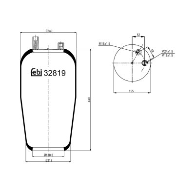 Febi Bilstein Air Spring 32819