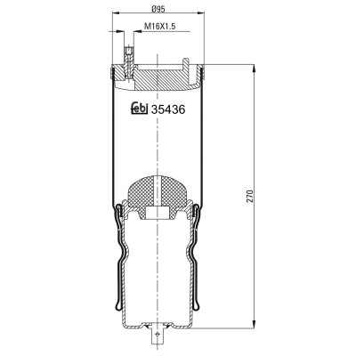 Febi Bilstein Air Spring 35436