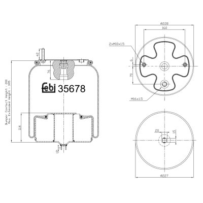 Febi Bilstein Air Spring 35678