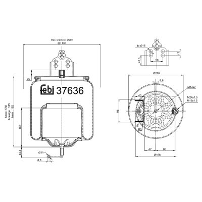 Febi Bilstein Air Spring 37636