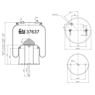 Febi Bilstein Air Spring 37637