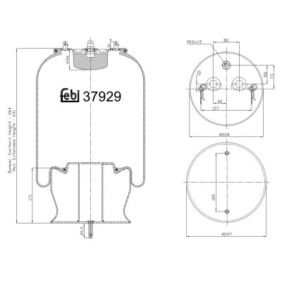 Febi Bilstein Air Spring 37929