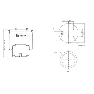 Febi Bilstein Air Spring 38319